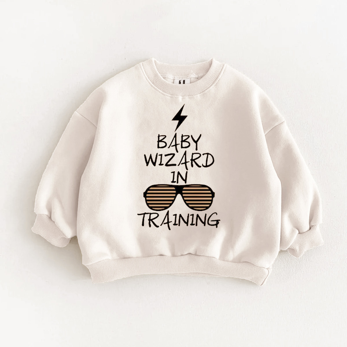BABY WIZARD IN TRAINING Baby & Kids Slogan Sweatshirt