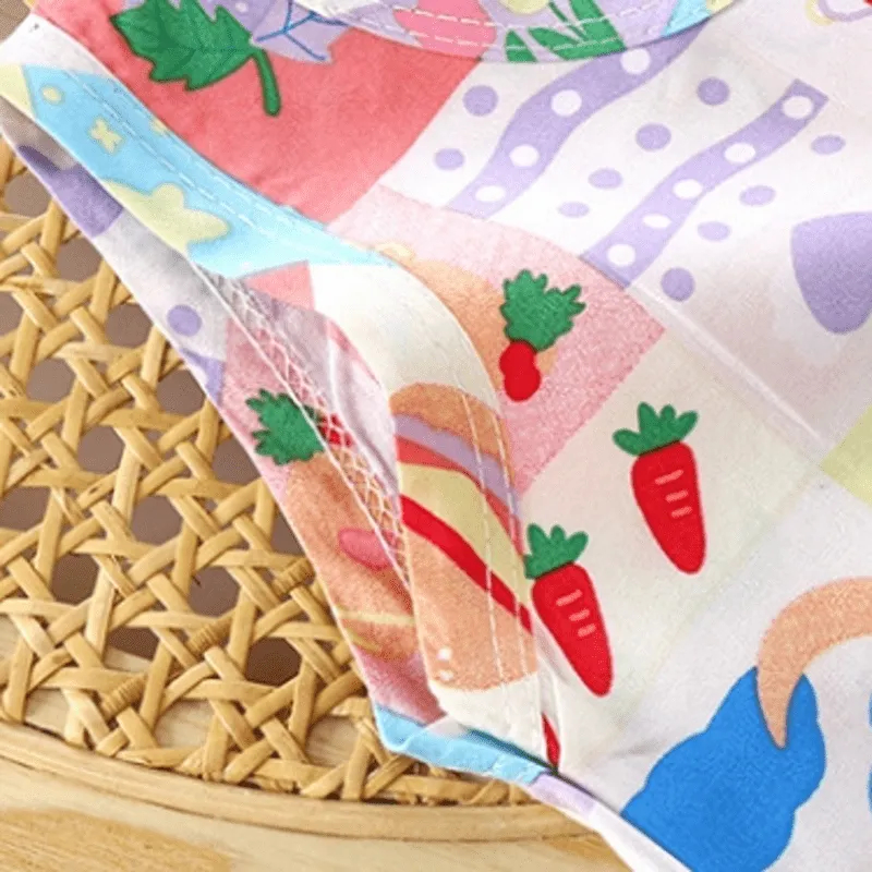 Baby Flower Rainbow Cactus Sleeveless Dress