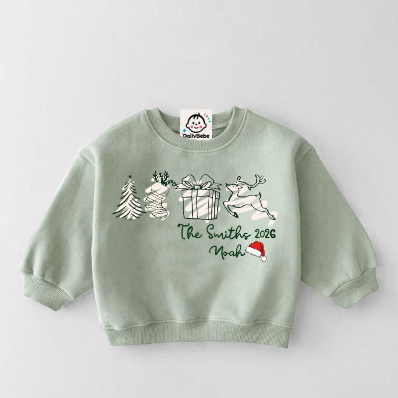 THE SMITHS 2026 NOAH Toddler Christmas Sweatshirt