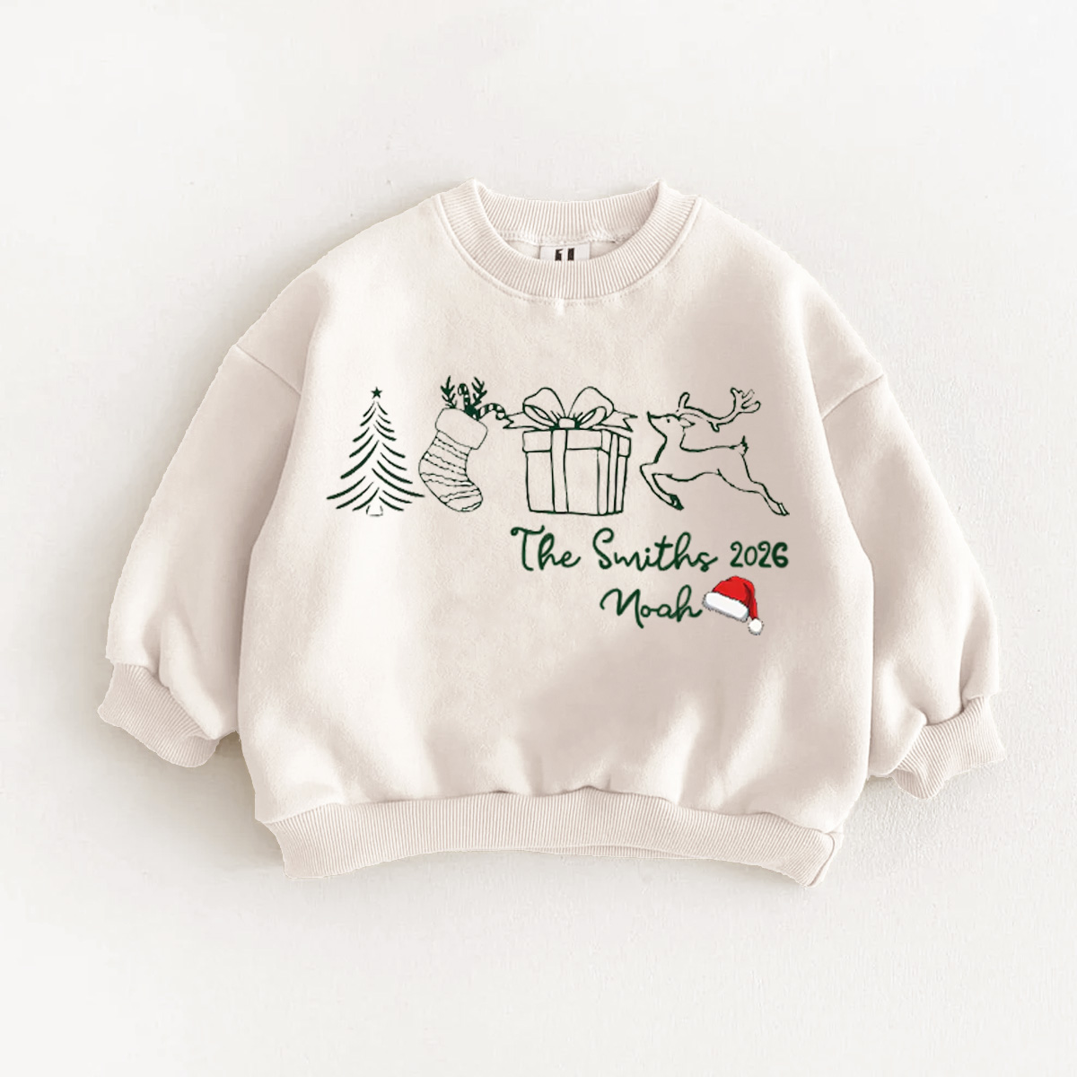 THE SMITHS 2026 NOAH Toddler Christmas Sweatshirt