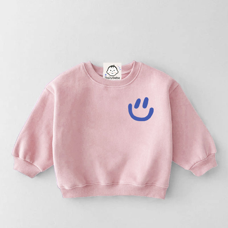 Baby & Kids Smiley Multicolor Sweatshirt