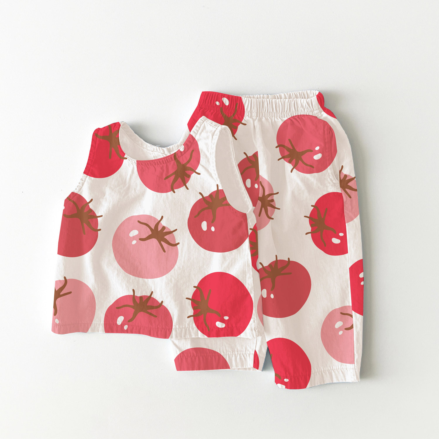 Baby Toddler 2-Piece Tomato Patterns Set