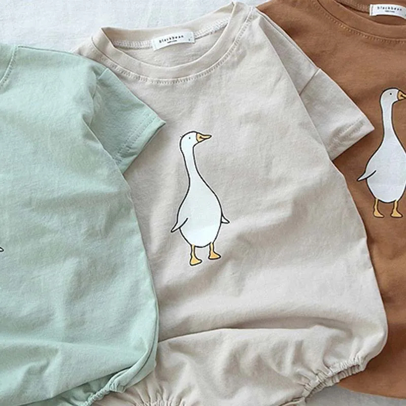 Baby Goose Crew Neck Bodysuit