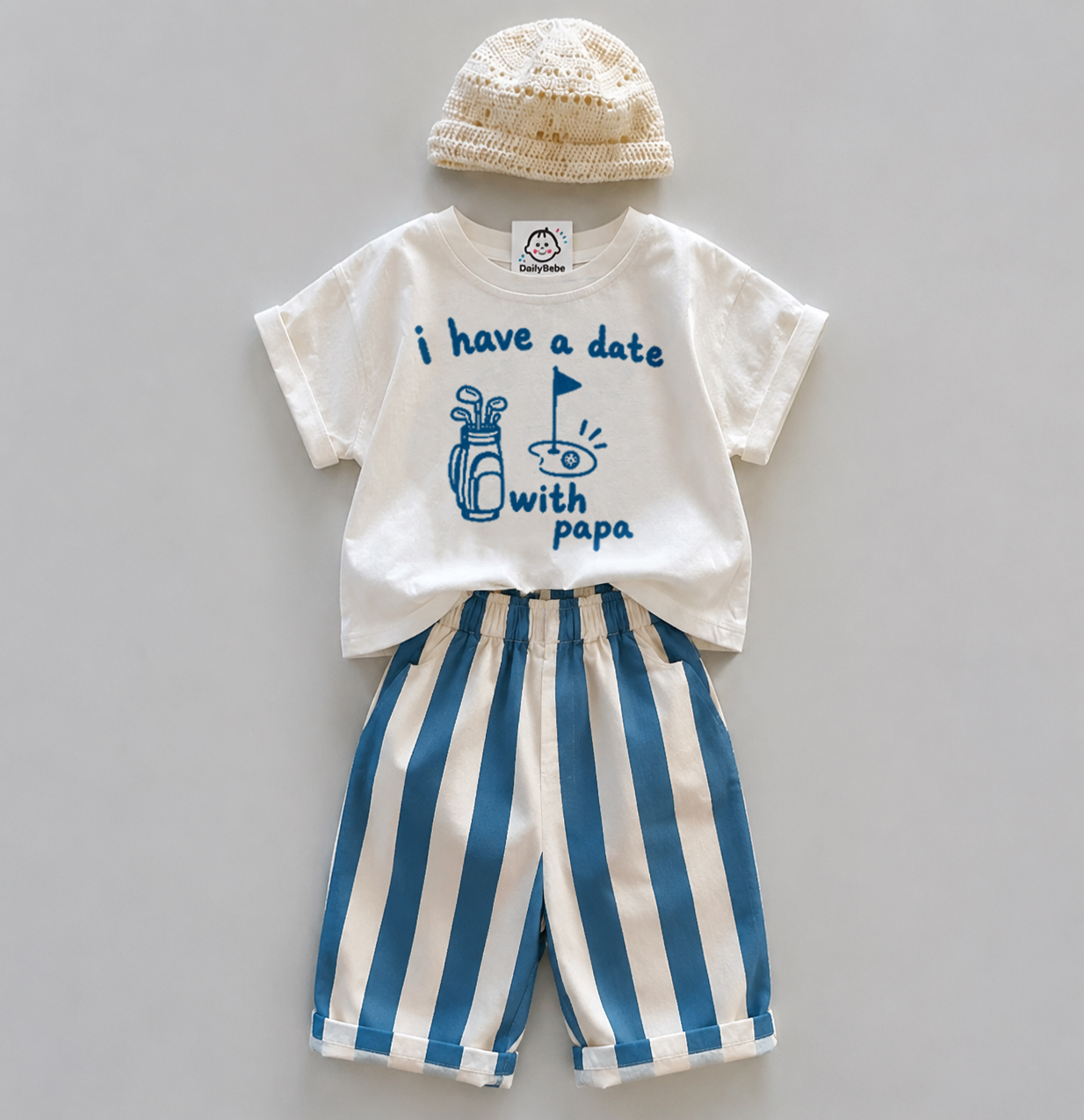 Baby Toddler Alphabet 2-Piece Sweatshirt Set