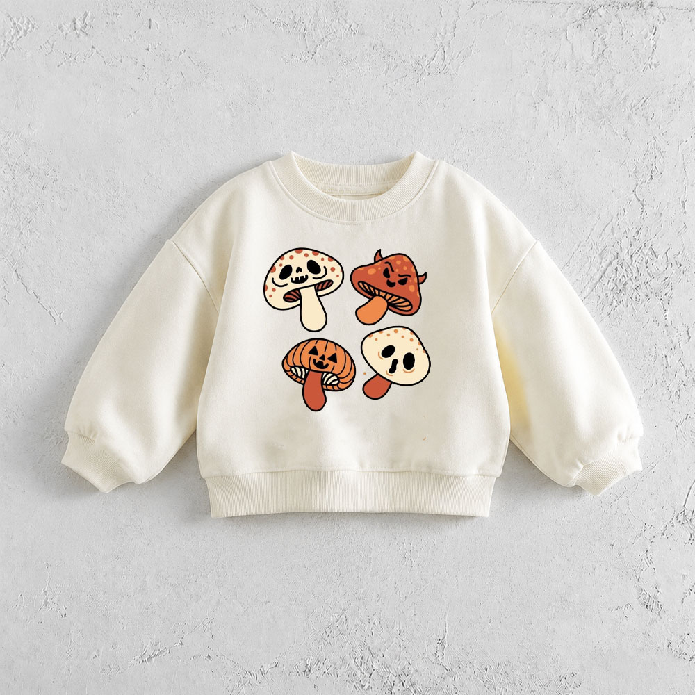 Baby & Kids Ghost Mushroom Pattern Sweatshirt
