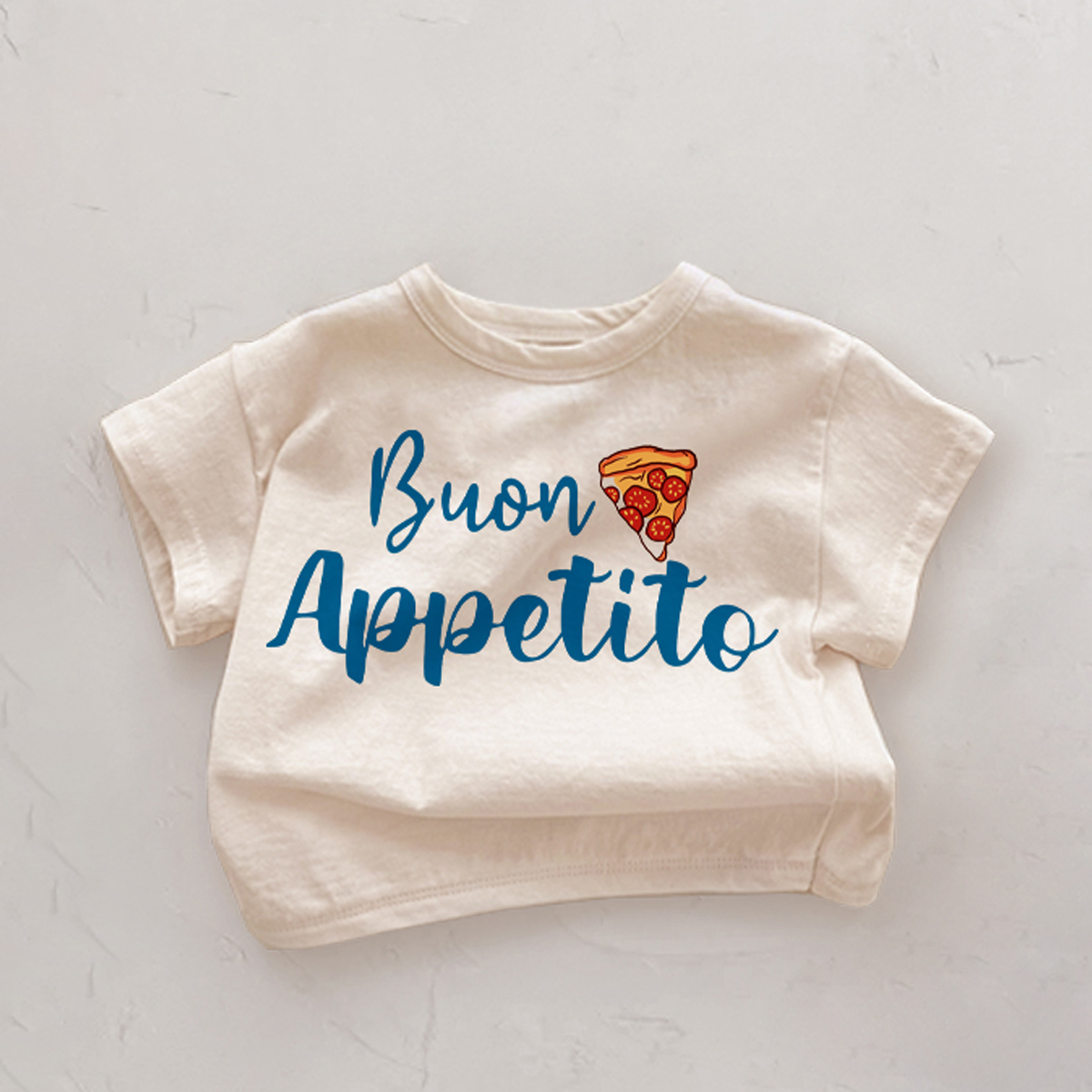 BUON APPETITO Baby Toddler Pizza T-Shirt