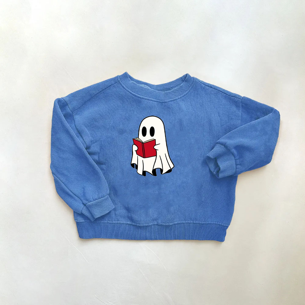 Baby & Kids Ghost Book Pattern Sweatshirt