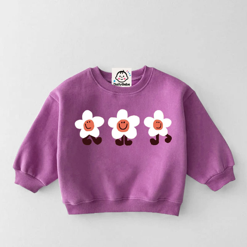Baby & Kids Sunfllowers Smiley Sweatshirt