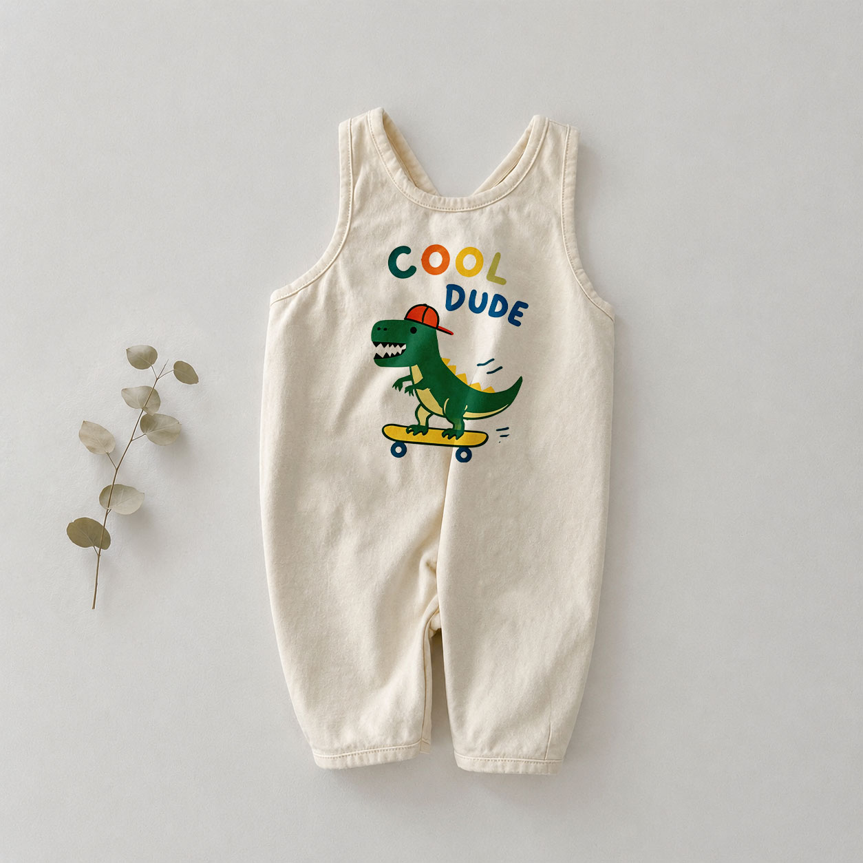 COOL DUDE Baby Slogan Romper