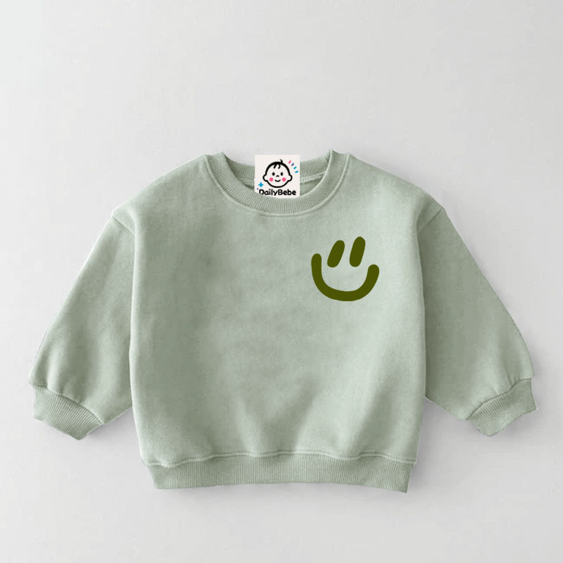 Baby & Kids Smiley Multicolor Sweatshirt
