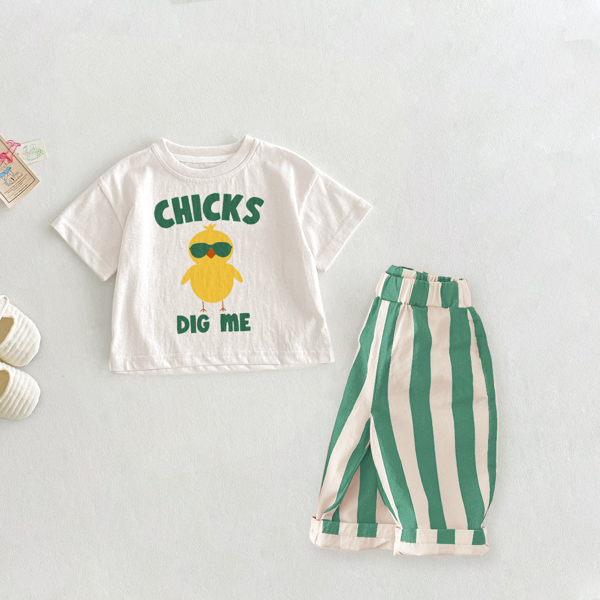 Baby Toddler Alphabet 2-Piece Sweatshirt Set