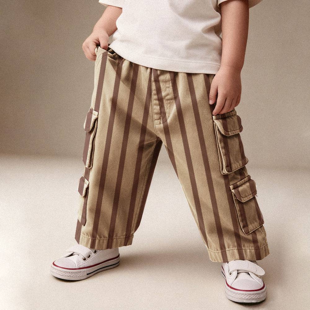 Baby & Kids Stripe Multiple Pockets Pants