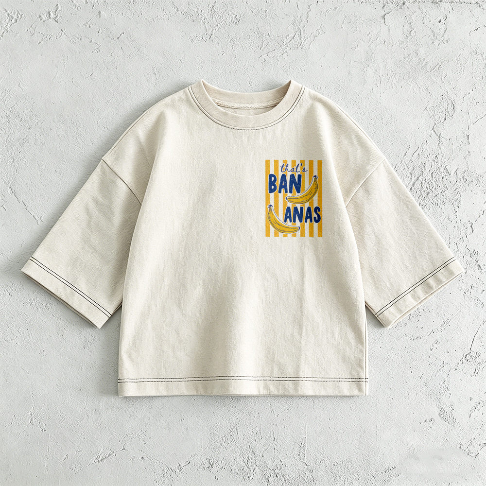 THAT'S BANANAS Baby & Kids Print Front & Back T-Shirt (6M-12Y)