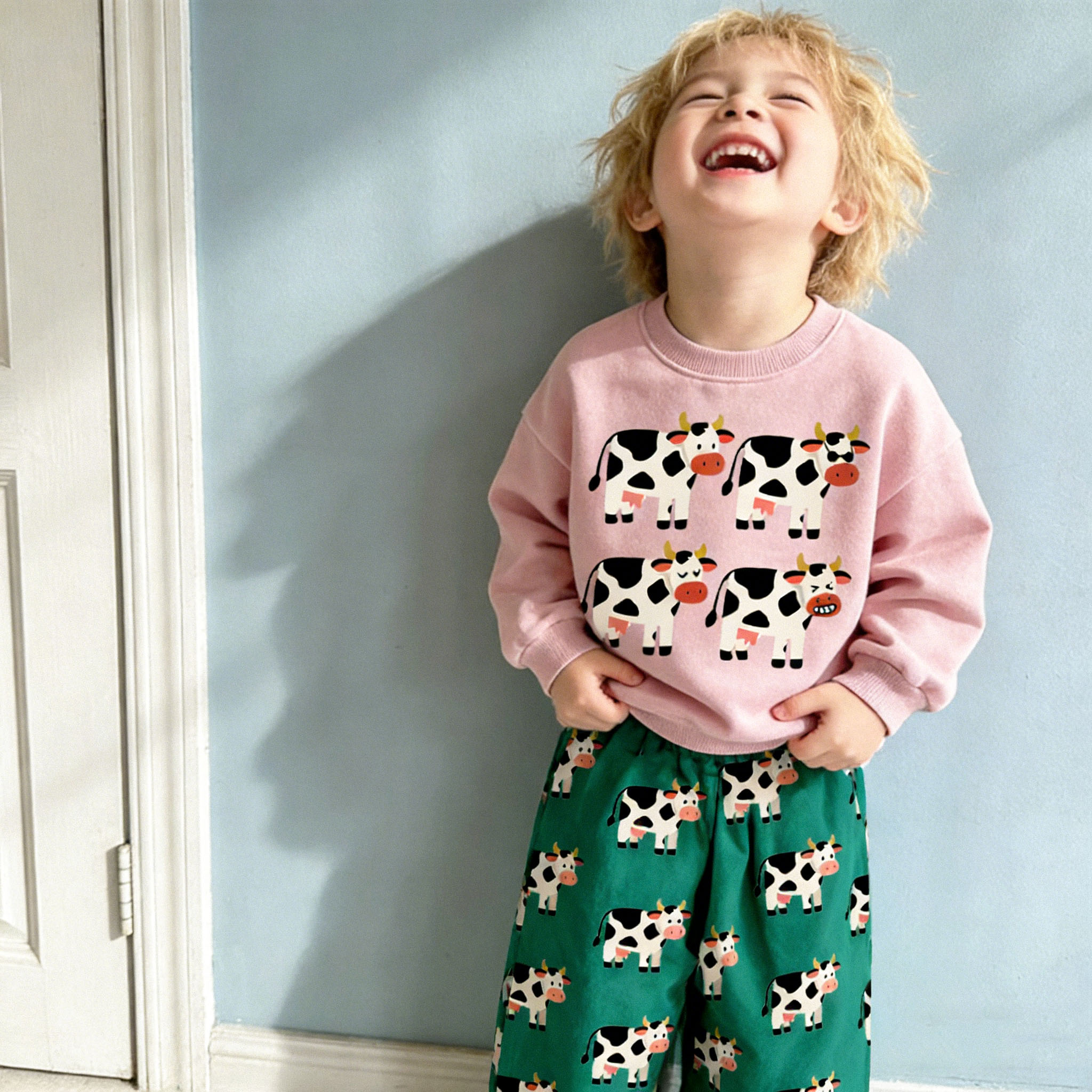 Baby & Kids Milk Cow man Sweatshirt