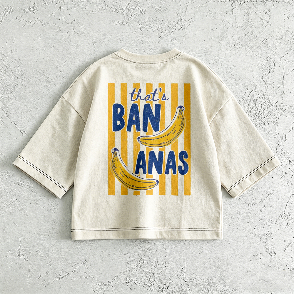 THAT'S BANANAS Baby & Kids Print Front & Back T-Shirt (6M-12Y)