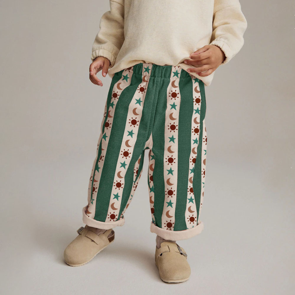 Baby & Kids Star Sun Moon Stripe Pants