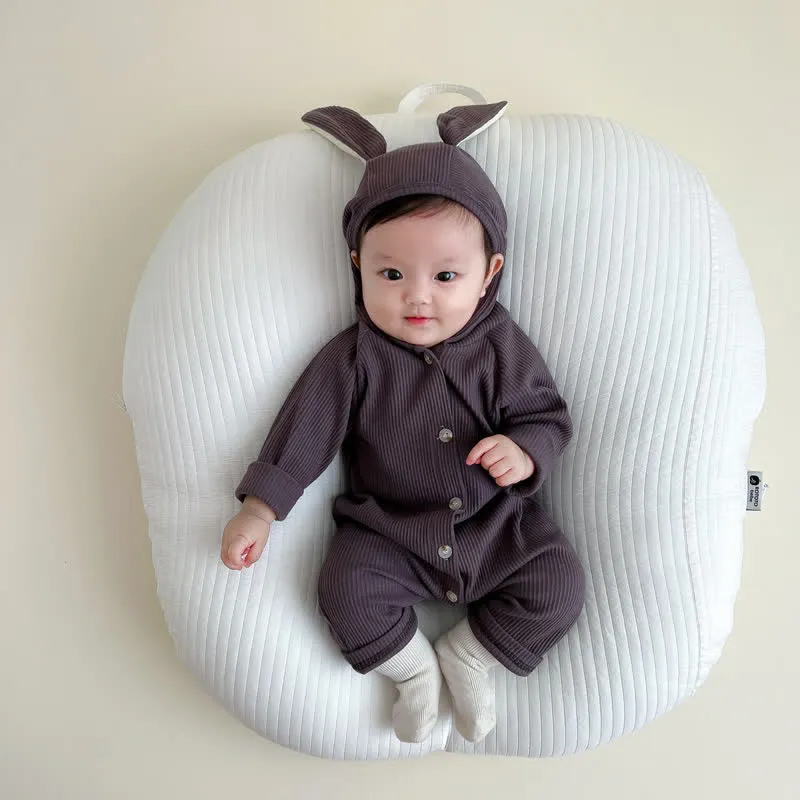 Baby Rabbit Ear Hooded Romper