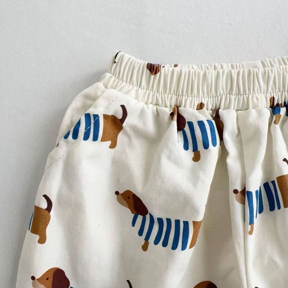 Baby & Kids Dachshund Print Casual Pants