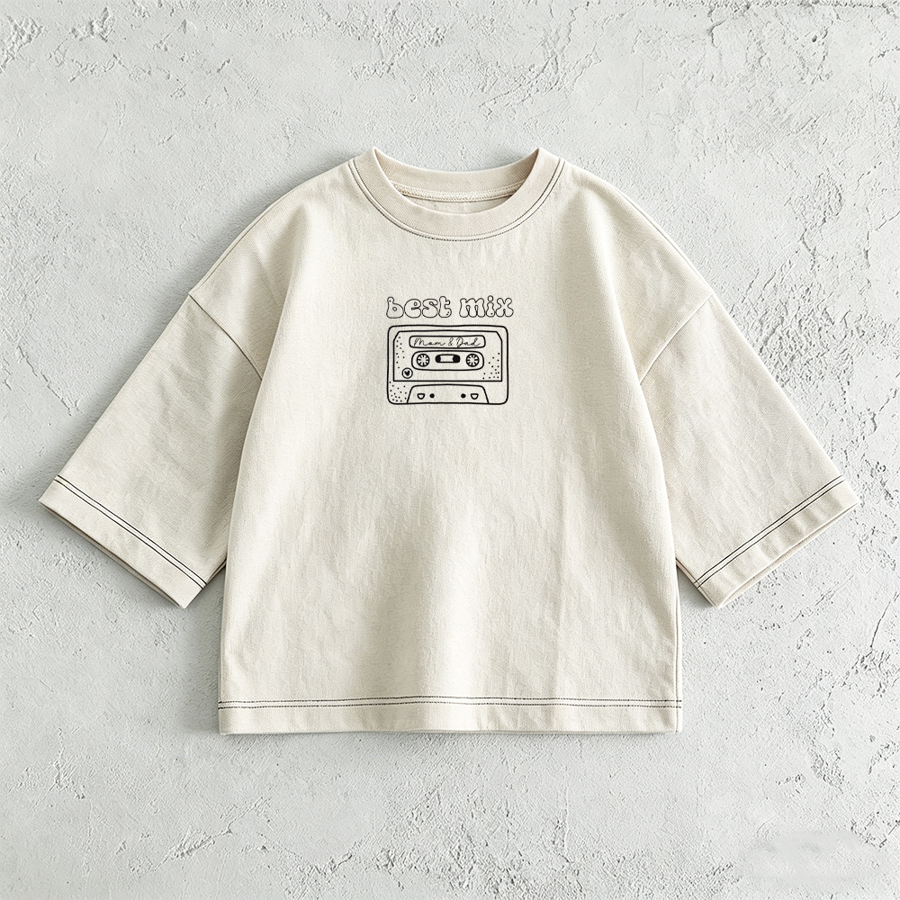 Baby & Kids Basketball Print Front & Back T-Shirt (6M-12Y)