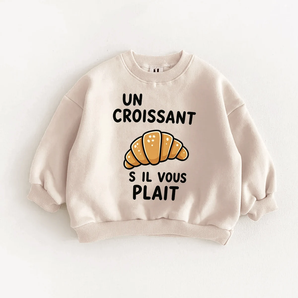 UN CROISSANT S IL VOUS PLAIT Baby & Kids Croissant Sweatshirt