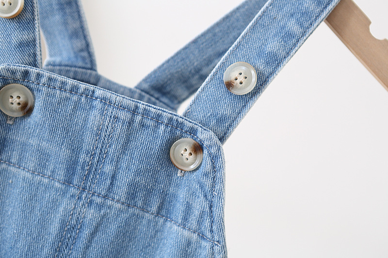 Baby Allover Denim Blue Overalls