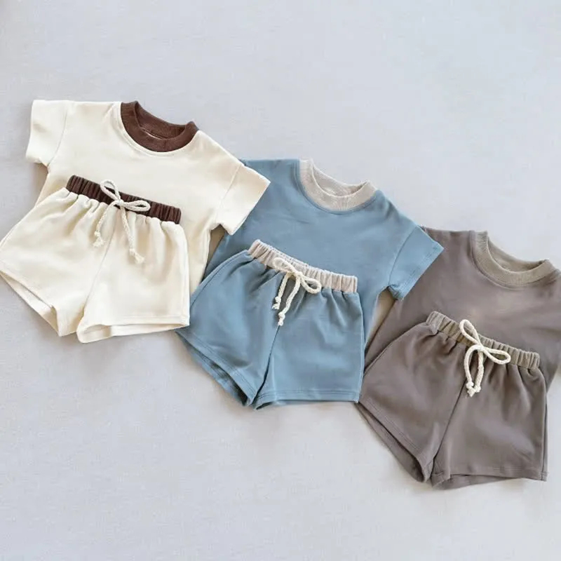 Baby 2-Piece Soft Sweatsuit Loose Set