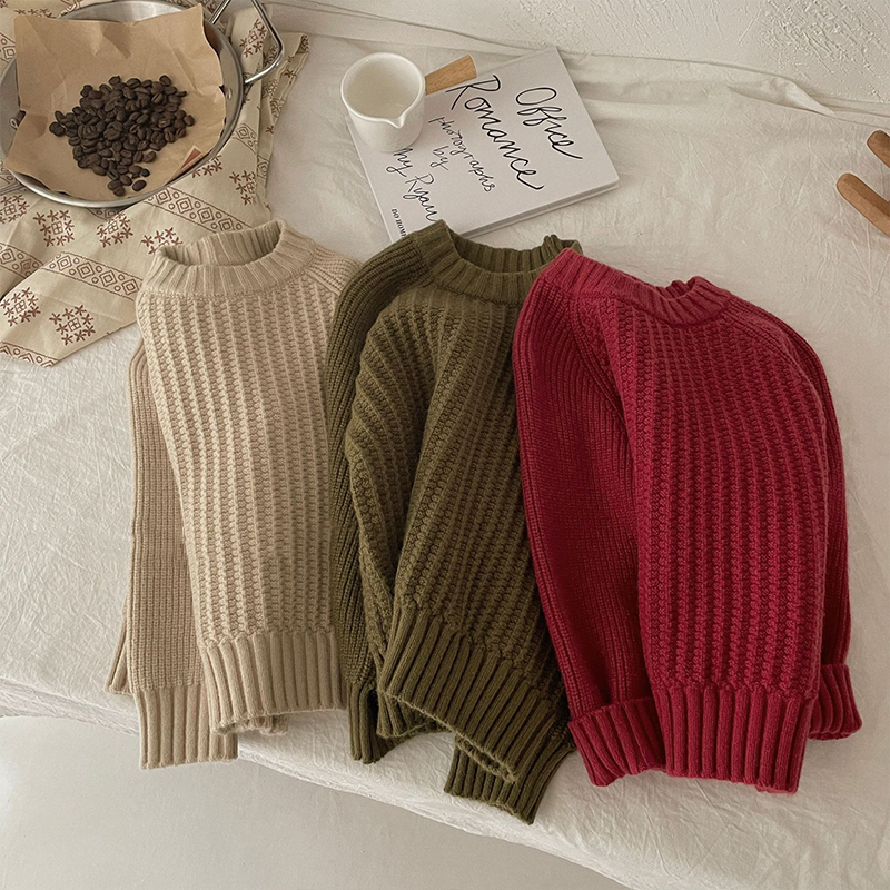 Toddler Retro Twist Pullover Sweater