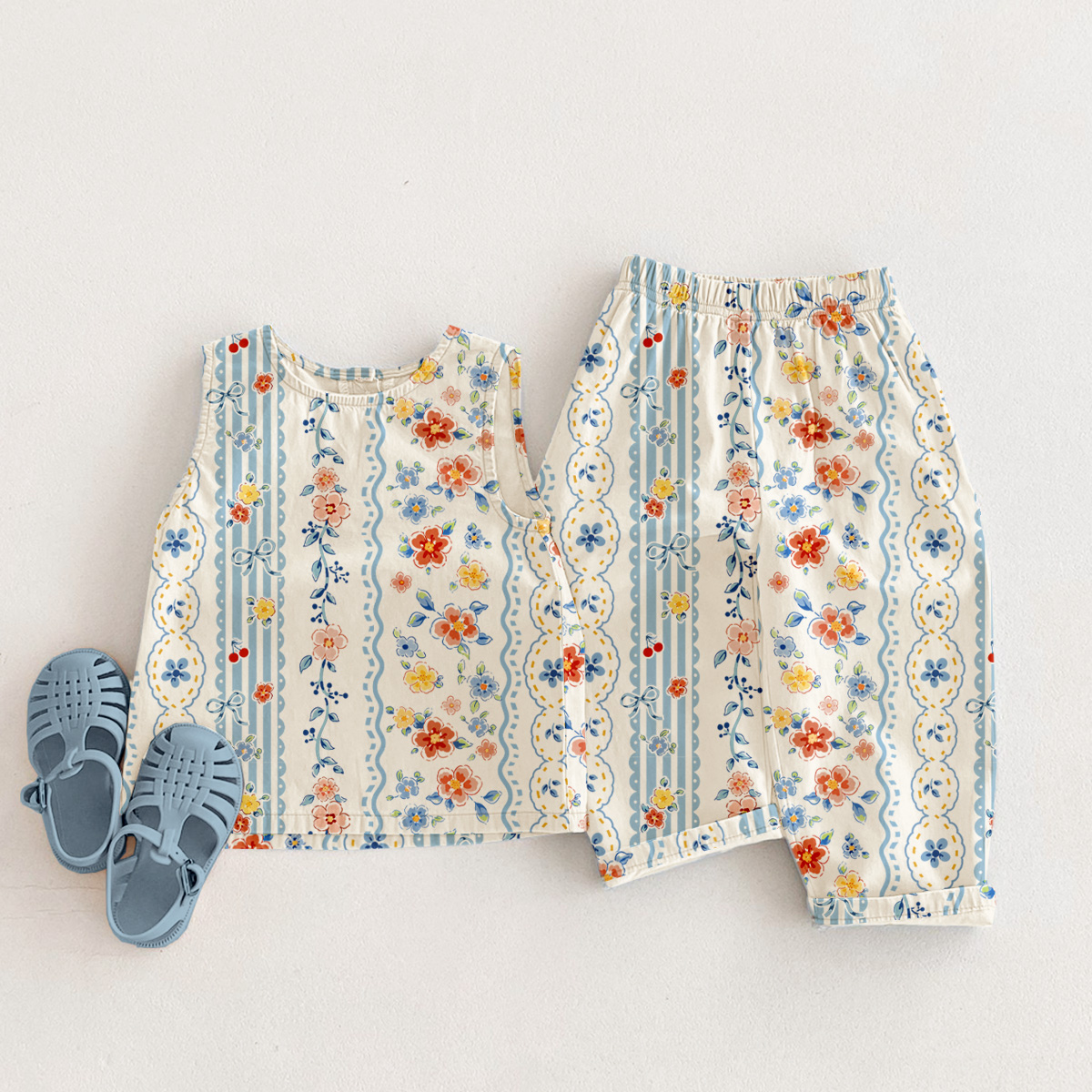 Baby Toddler 2-Piece Garden Flowers Set