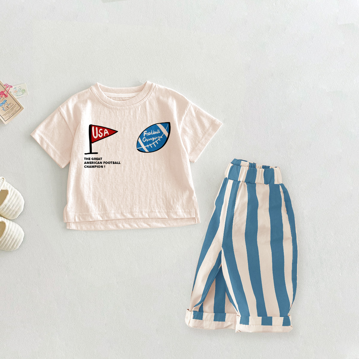 FOOTBALL CHAMPION Baby Toddler Football 2 Piece Set