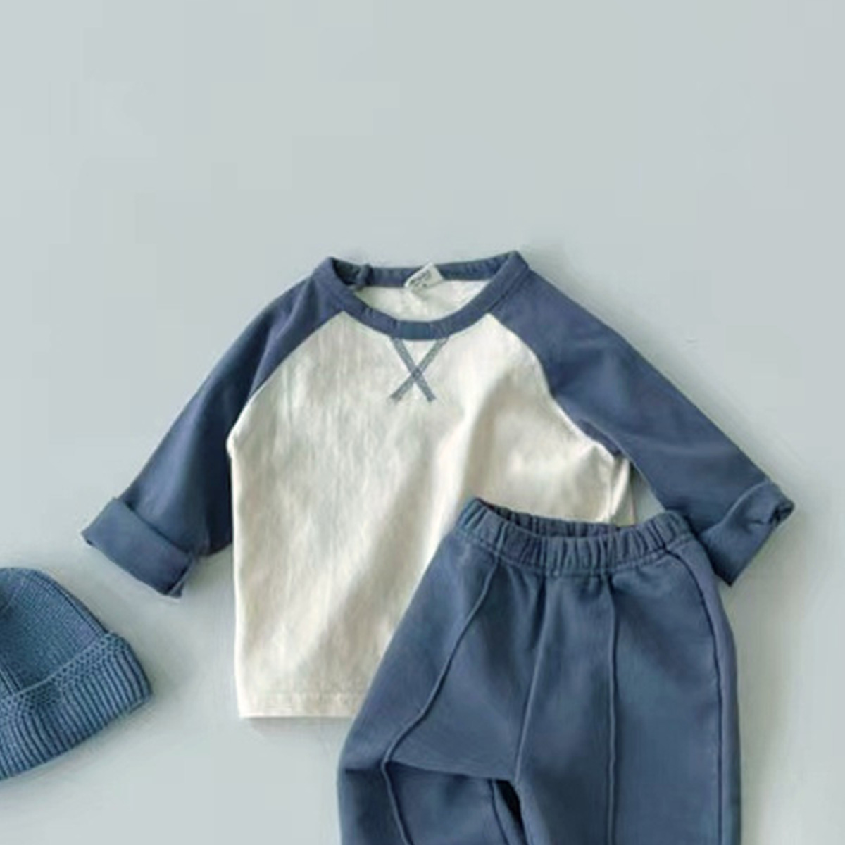Baby Contrasting Colors Long Sleeves T-shirt