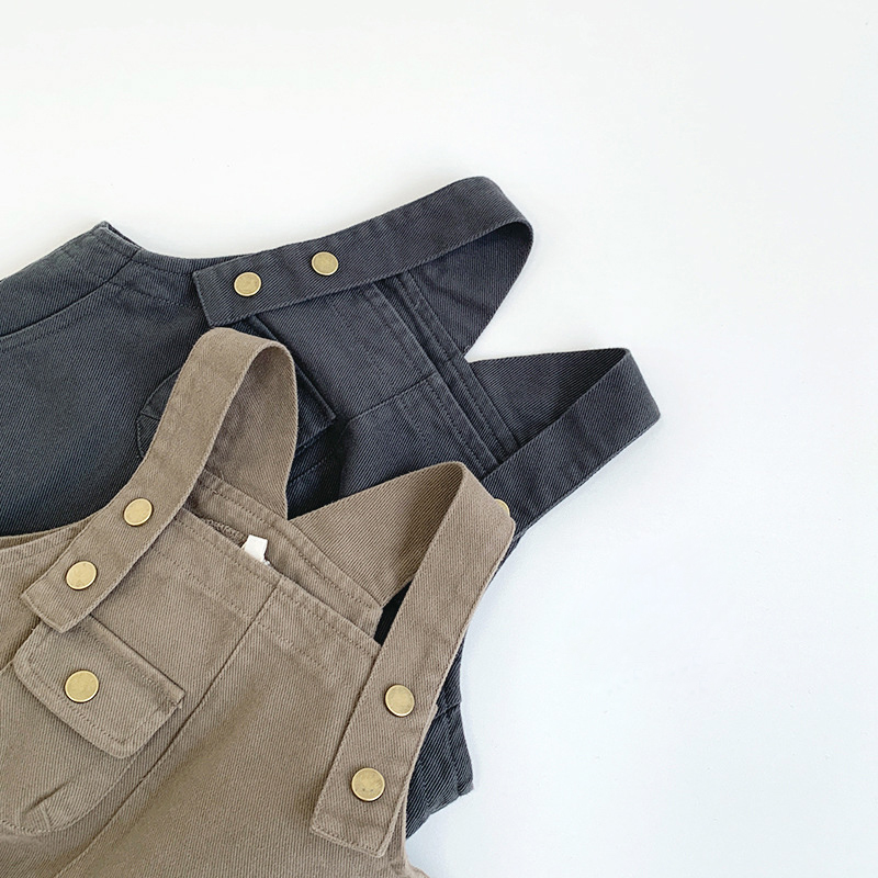 Toddler Retro Pocket Lovely Basic Overalls