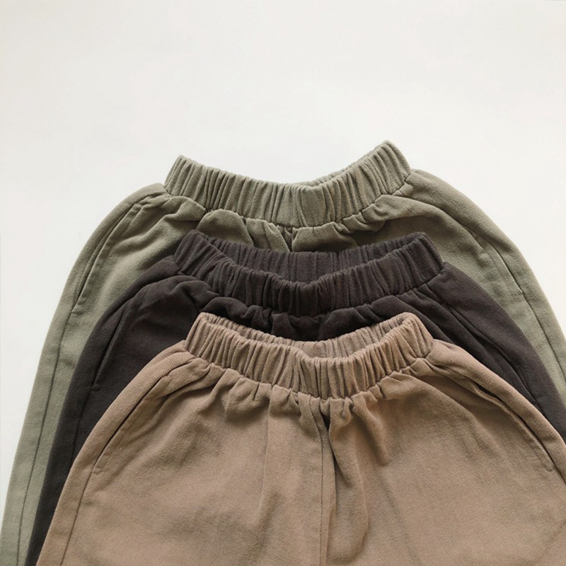 Toddler Casual Simple Pure Color Pants