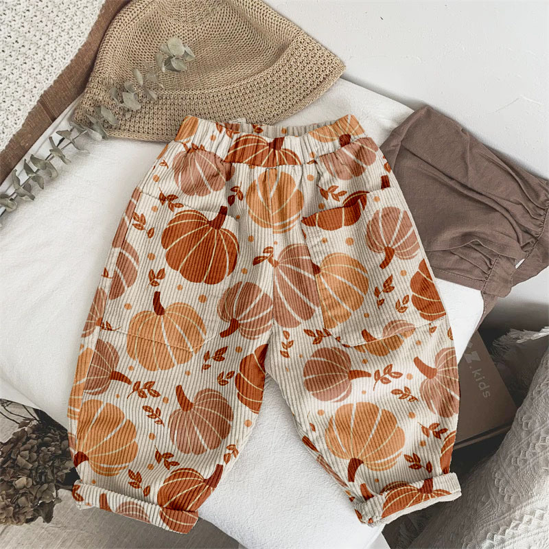 Baby & Kids Pumpkin Corduroy Pants
