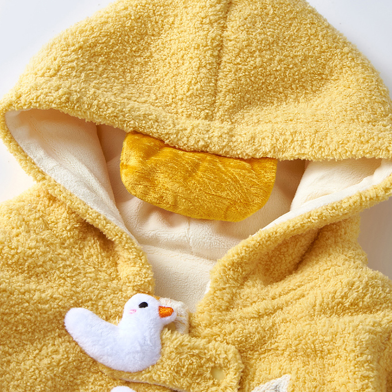 Baby Cute Plush Duck Rainbow Romper