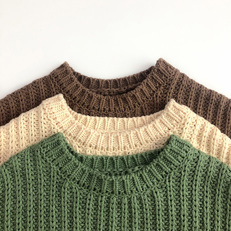 Toddler Handmade Thick Knit Sweater