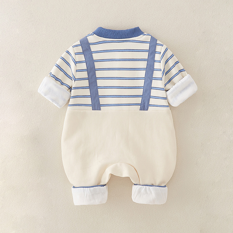 Baby 3D Crocodile Stripe Jumpsuit
