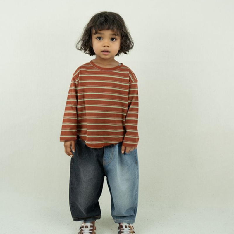 Toddler Black and Blue Patchwork Jeans