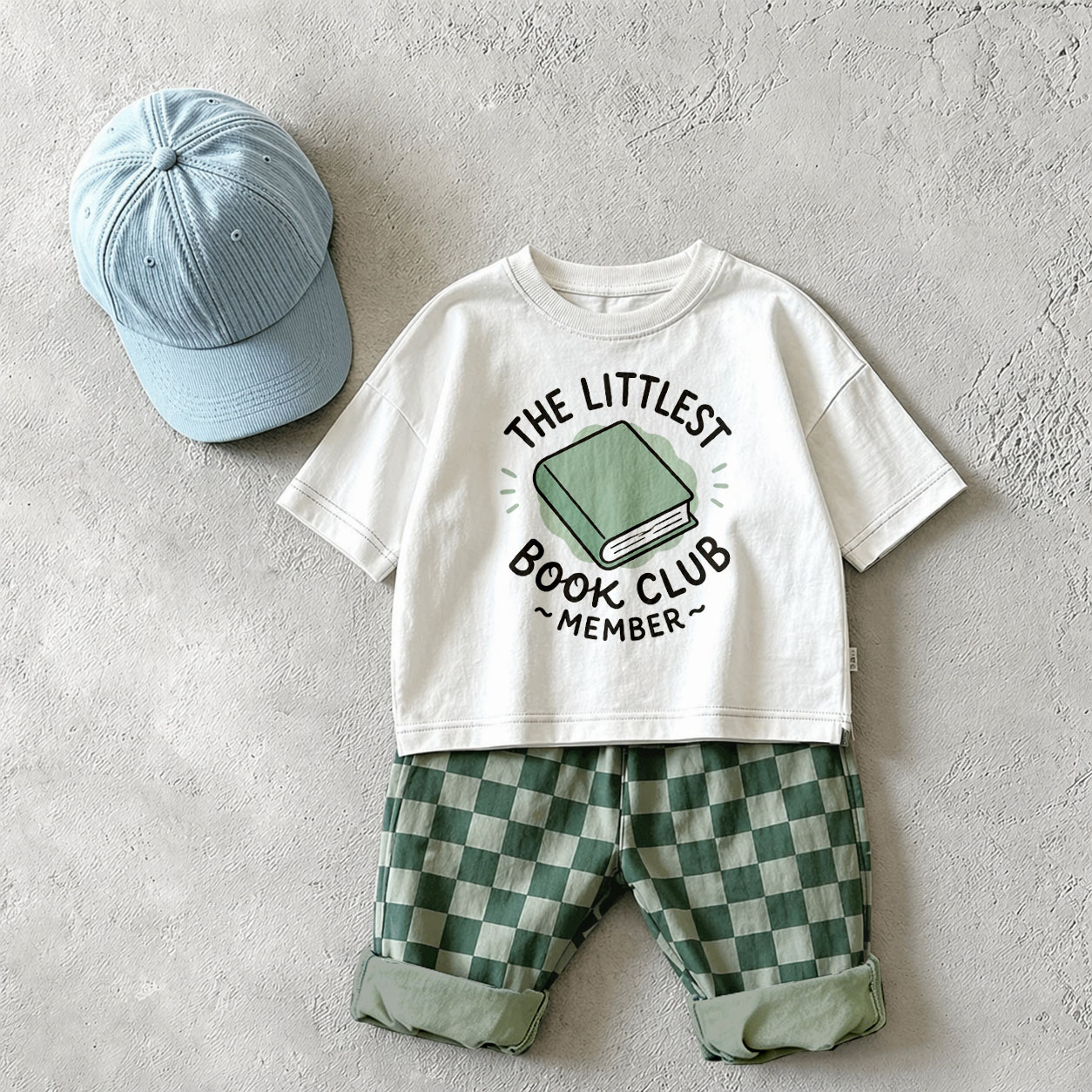 THE LITTLEST BOOK CLUB Baby & Kids Checkerboard 2 Piece Set