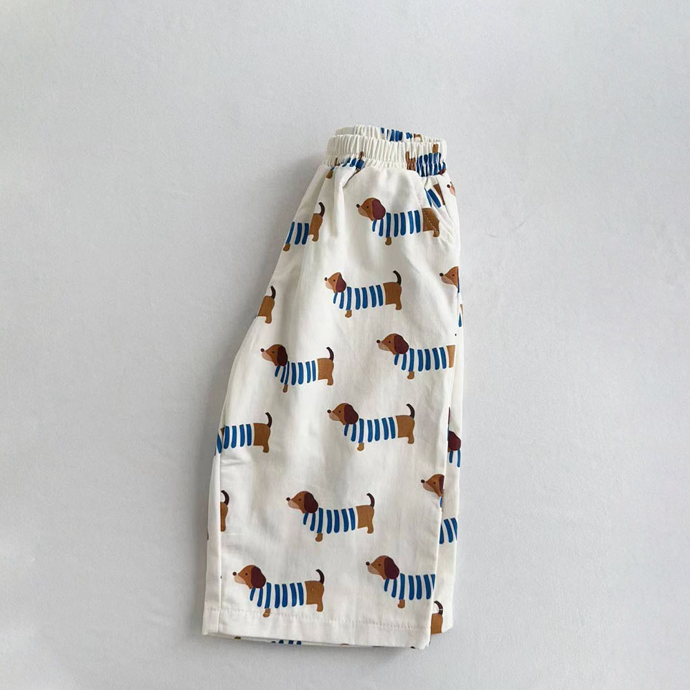 Baby & Kids Dachshund Print Casual Pants