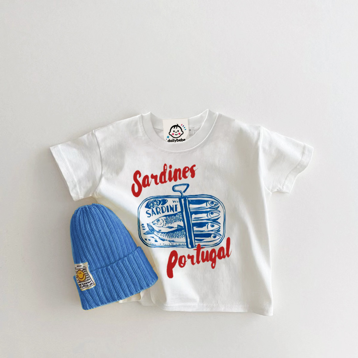 Baby Toddler Sardine Can White T-Shirt