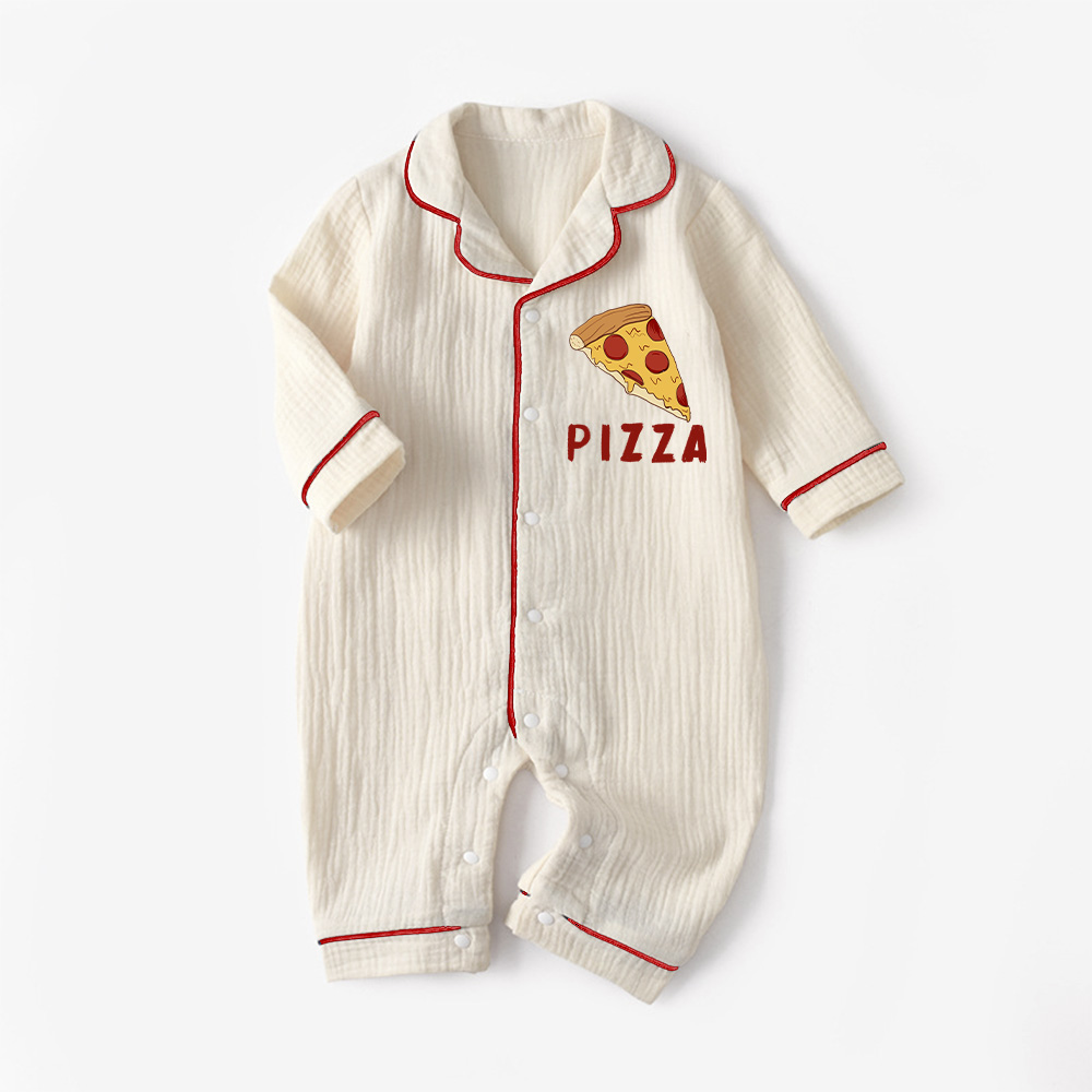 Baby Newborn Pizza Romper