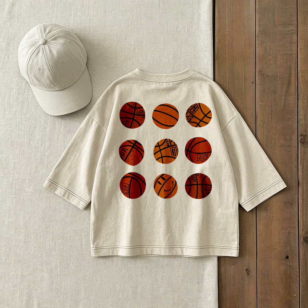 Baby & Kids Basketball Print T-Shirt (6M-12Y)