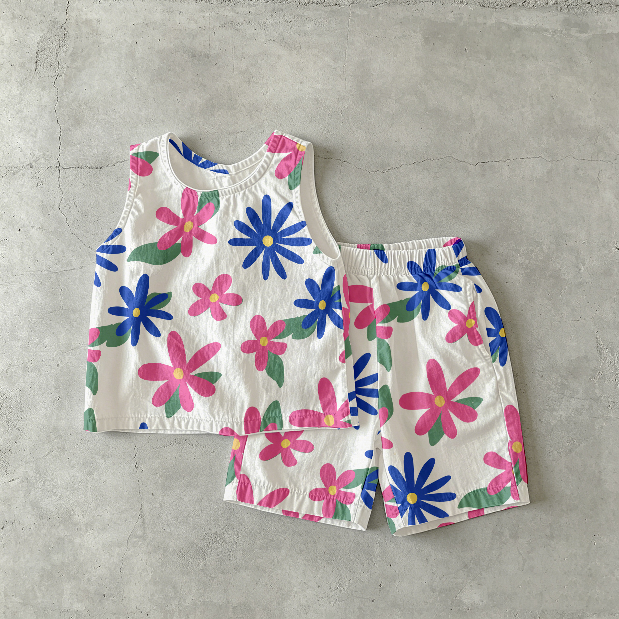 Baby & Kids Sunlowers Tank and Shorts Set