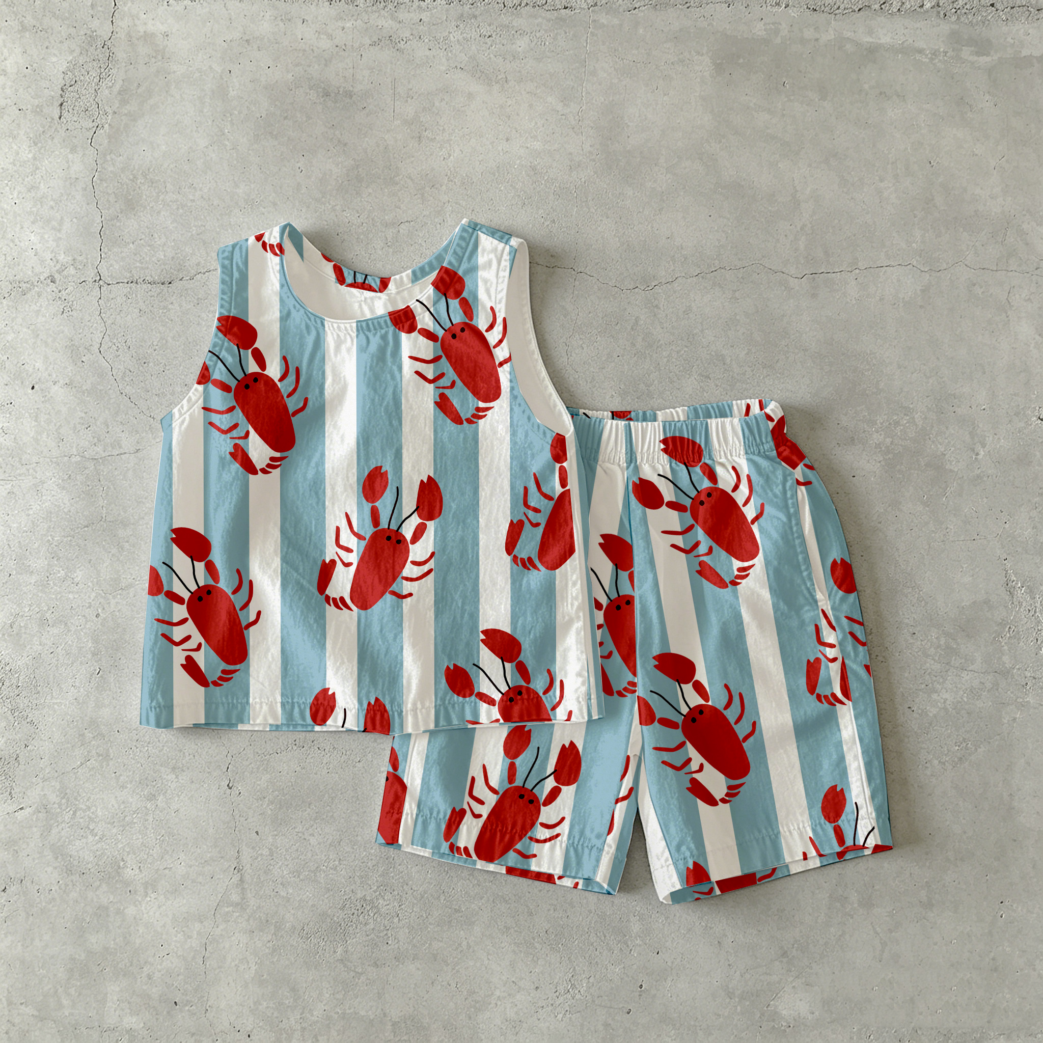 Baby & Kids Lobster Tank and Shorts Set