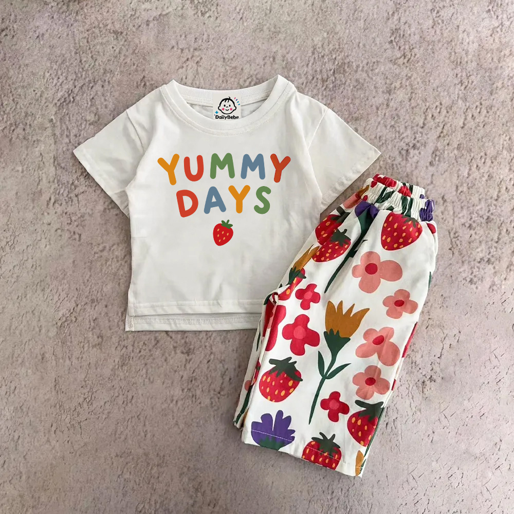Baby Toddler Alphabet 2-Piece Sweatshirt Set