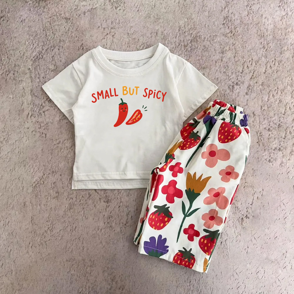 SMALL BUT SPICY Baby Toddler 2-Piece Set