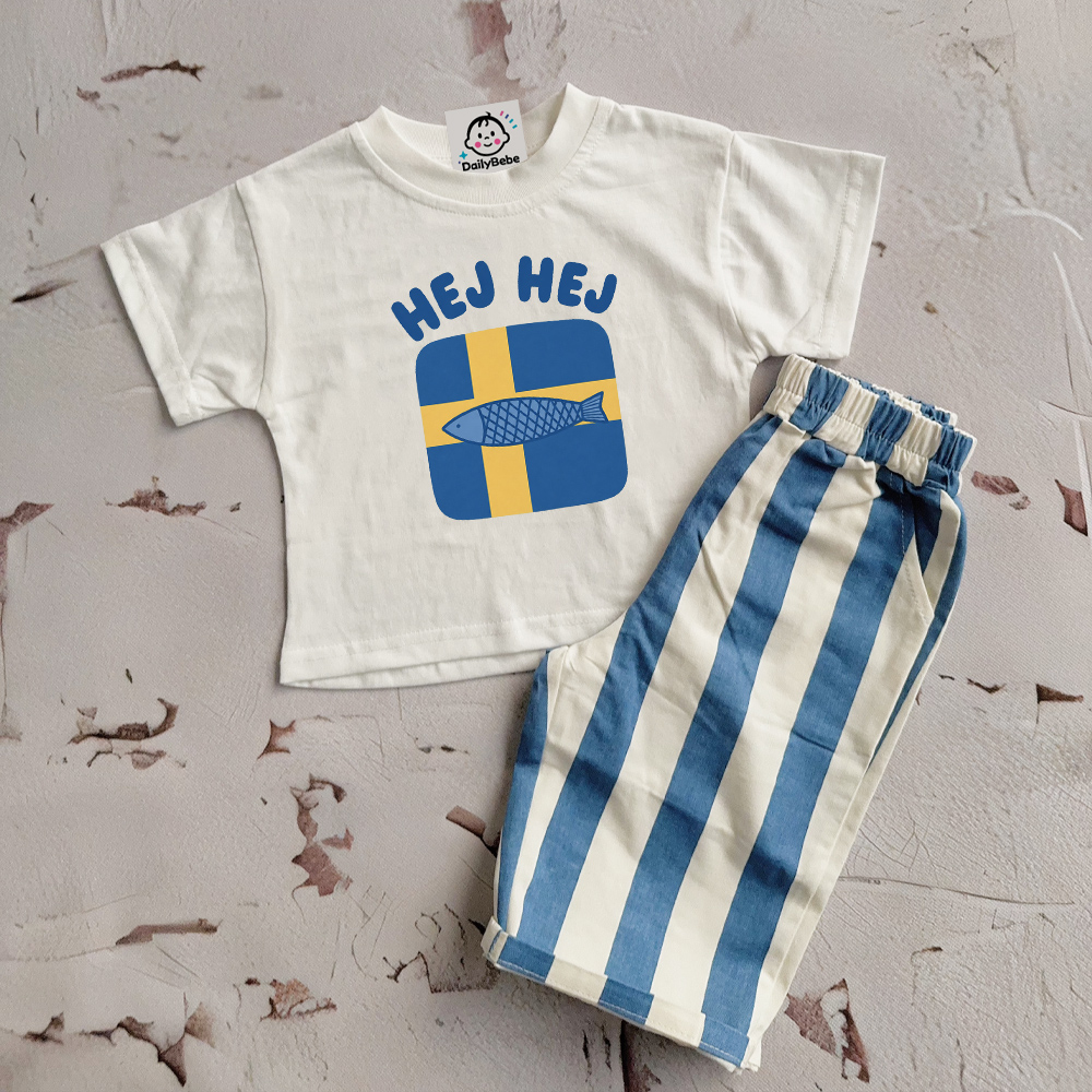 HEJ HEJ Baby Toddler Sardines 2-Piece Set