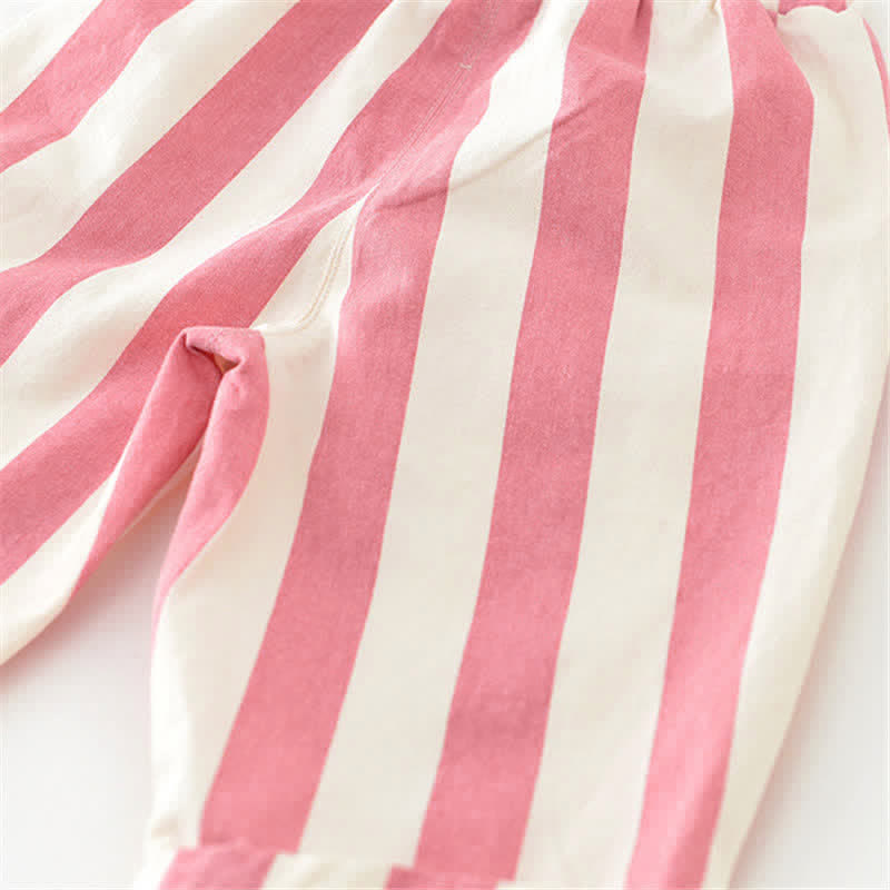 Vertical Striped Casual Pants