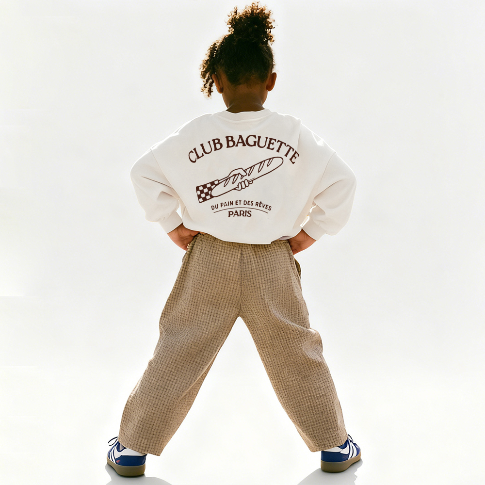 CLUB BAGUETTE Baby & Kids Pattern Sweatshirt