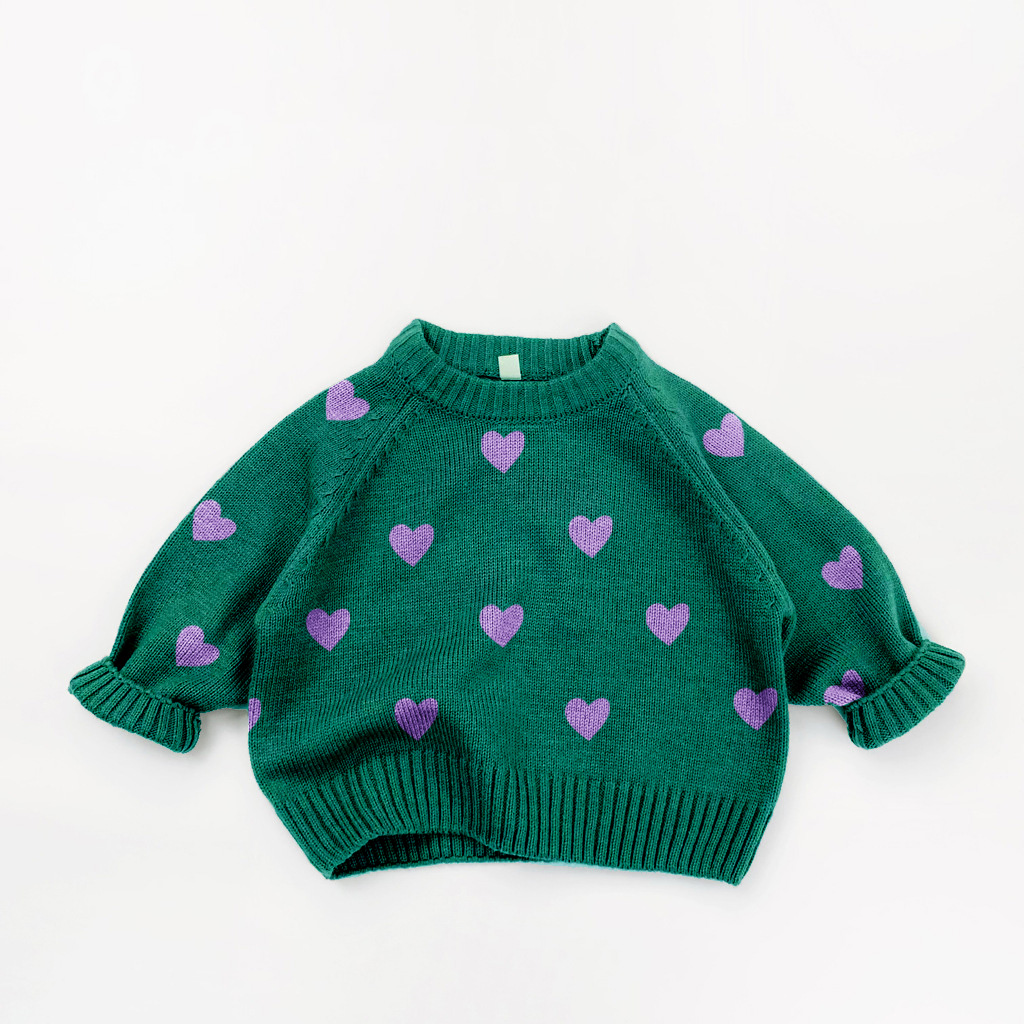 baby & Kids Heart Knitted Sweater